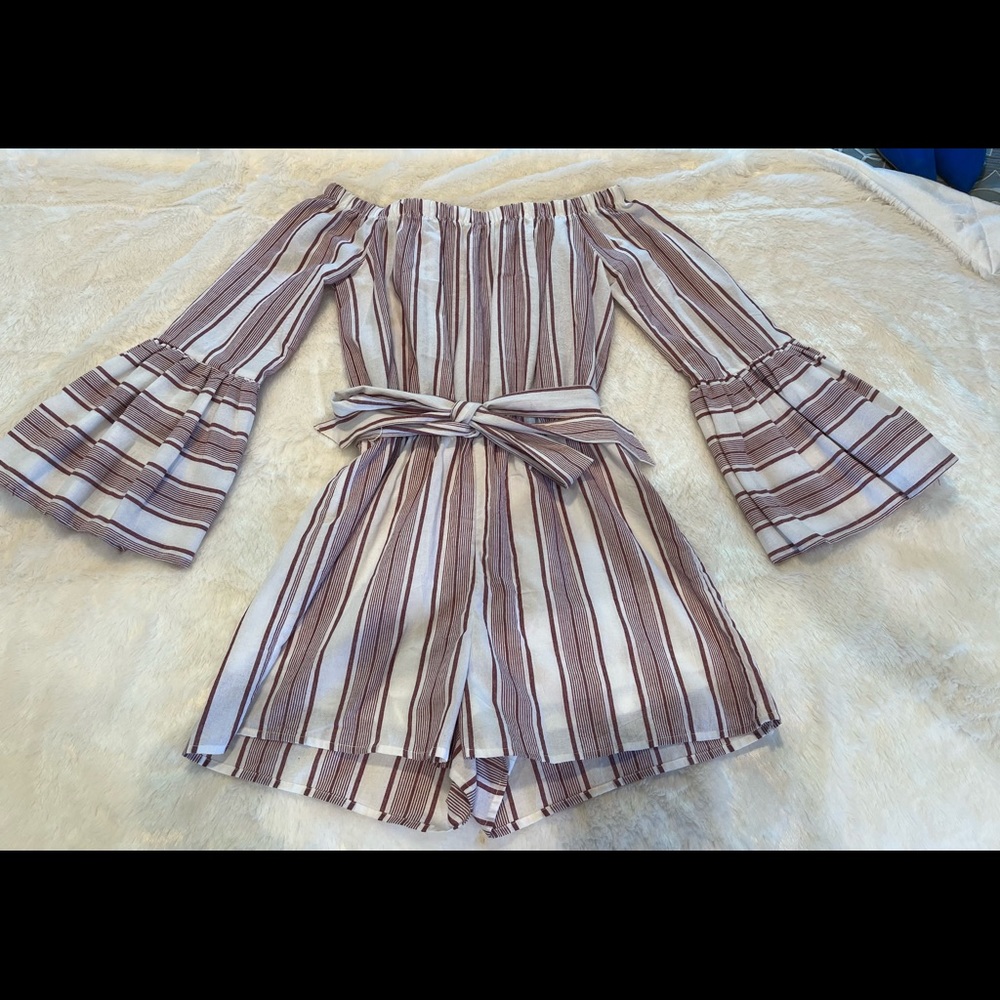 Off shoulder jumper for late summer/fall!
